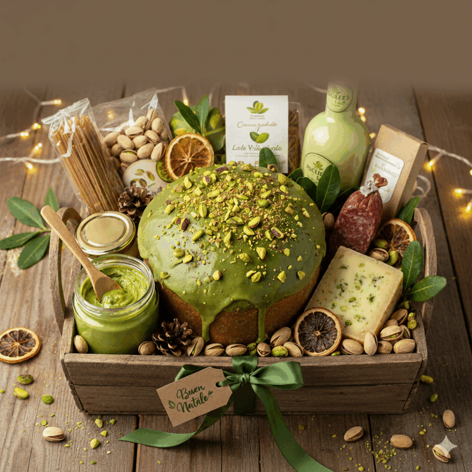 Cesti Natalizi al Pistacchio